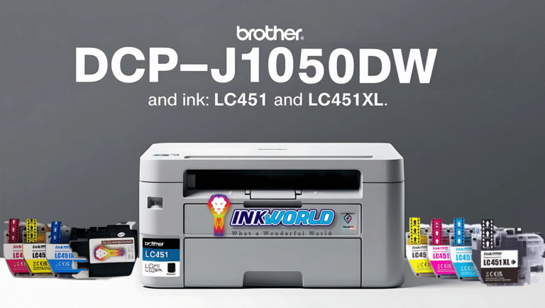Brother DCP-J1050DW and Ink: LC451 and LC451XL