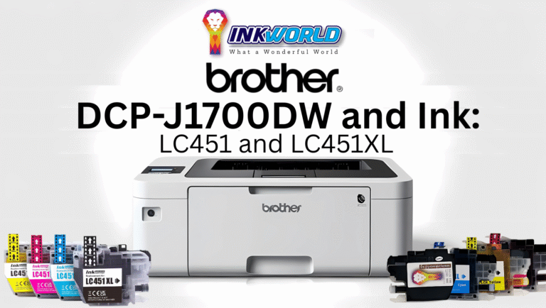Brother DCP-J1700DW and Ink: LC451 and LC451XL