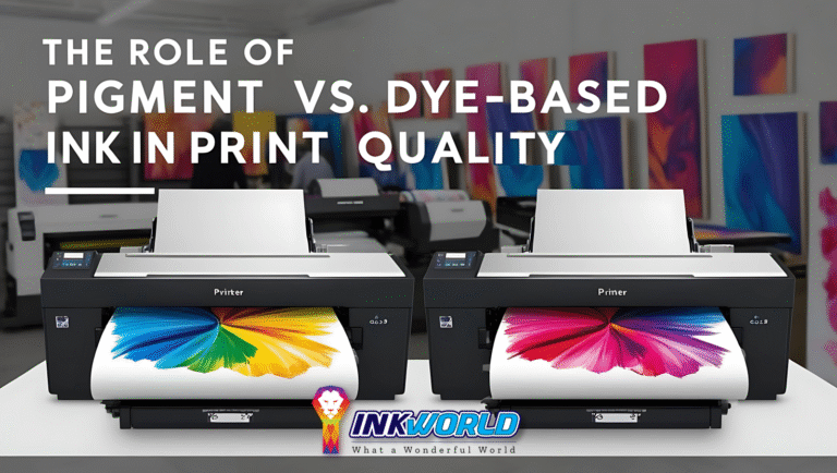 The Role of Pigment vs. Dye-Based Ink in Print Quality