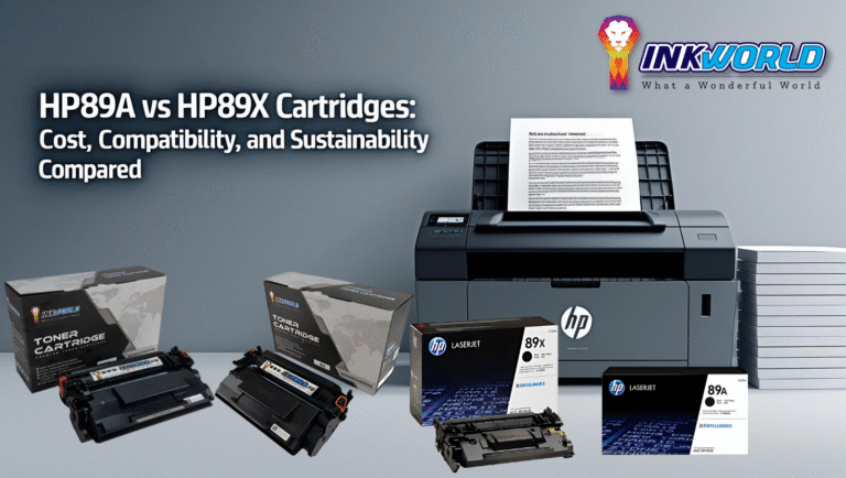 HP89A vs HP89X Toner Cartridges: Cost, Compatibility, and Sustainability Compared