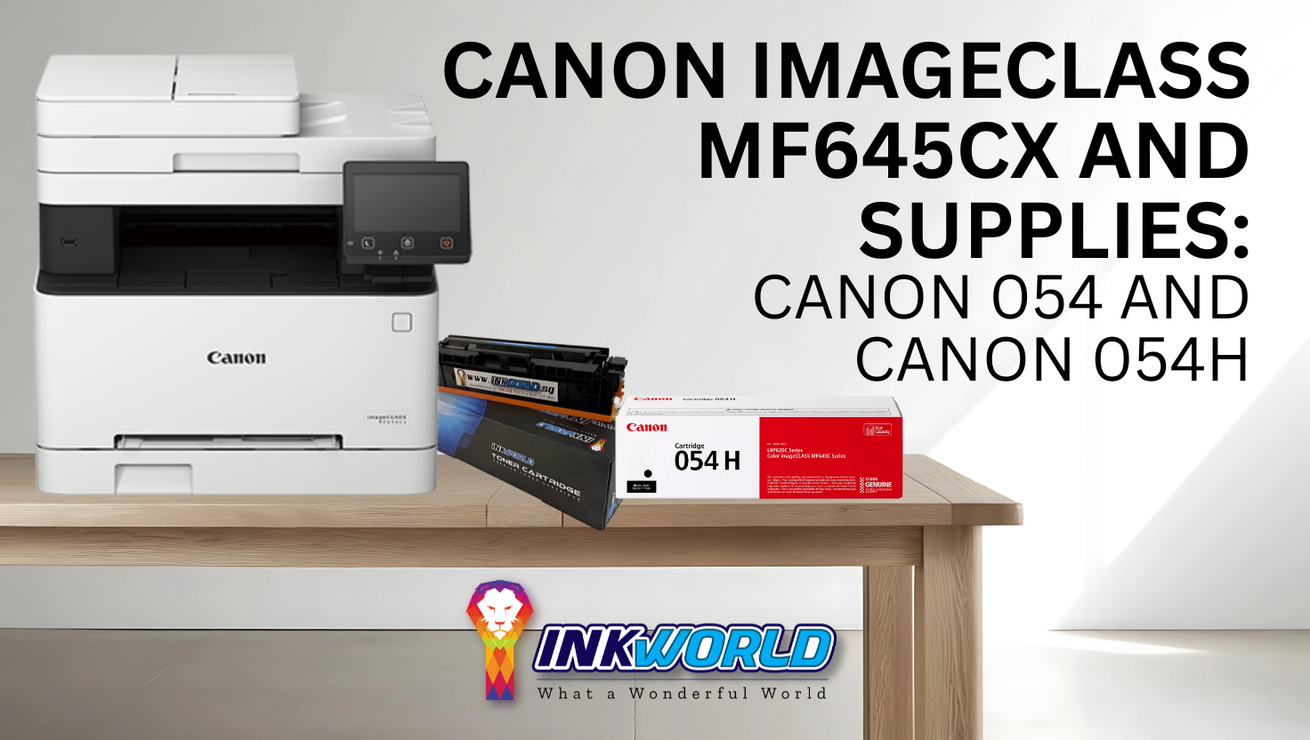 Canon imageCLASS MF645Cx and Supplies: Canon 054 and Canon 054H