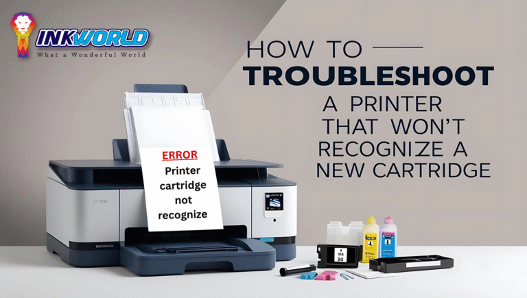 How to Troubleshoot a Printer That Won’t Recognise a New Cartridge
