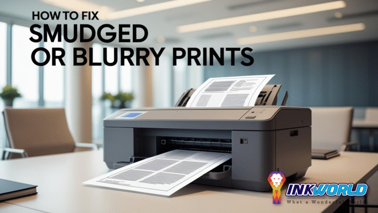 How to Fix Smudged or Blurry Prints