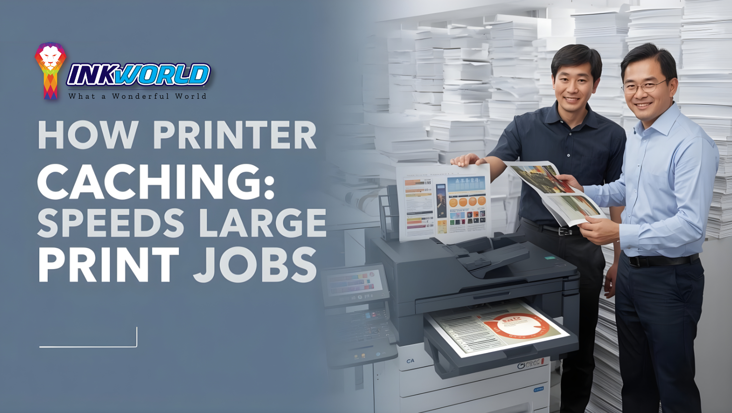 How Printer Caching Speeds Large Print Jobs